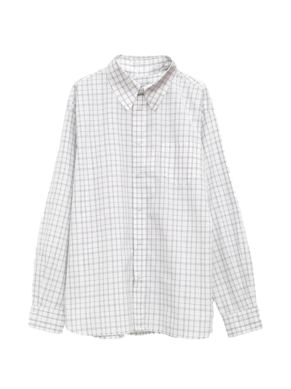 Willy Chavarria Os Ls Veterano check-pattern button-down shirt