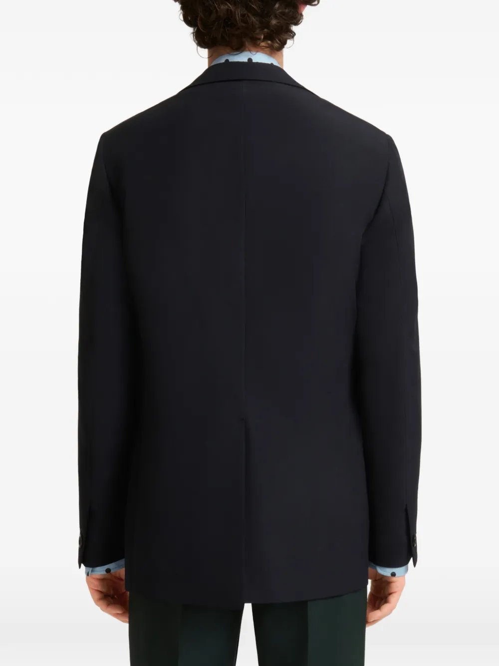 Marni Blazer met enkele rij knopen Blauw