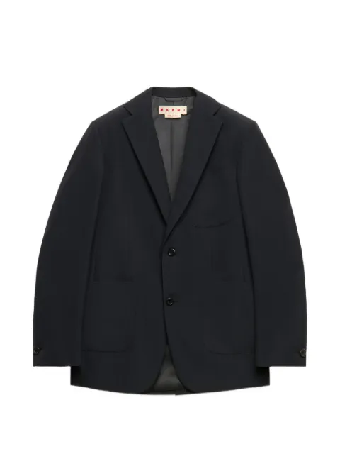 Marni single-breasted patch-pocket blazer