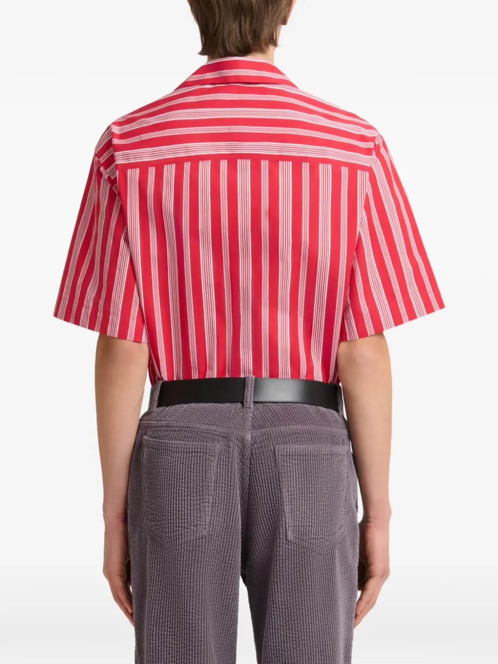 Marni Gestreepte blouse Rood