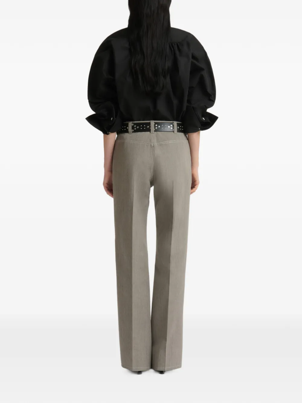 Marni Wollen broek met zak Grijs