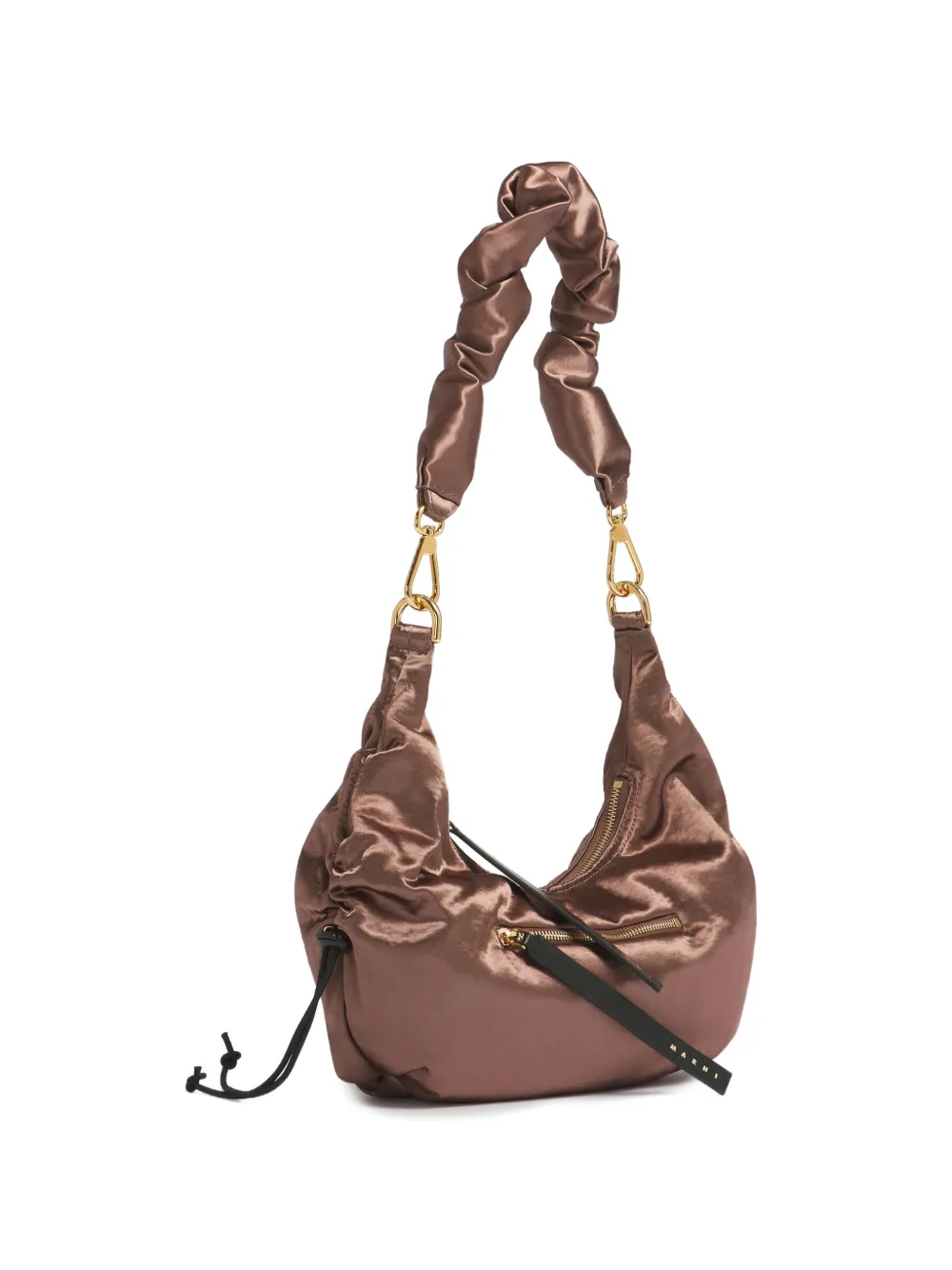 Marni Gesmockte schoudertas Bruin