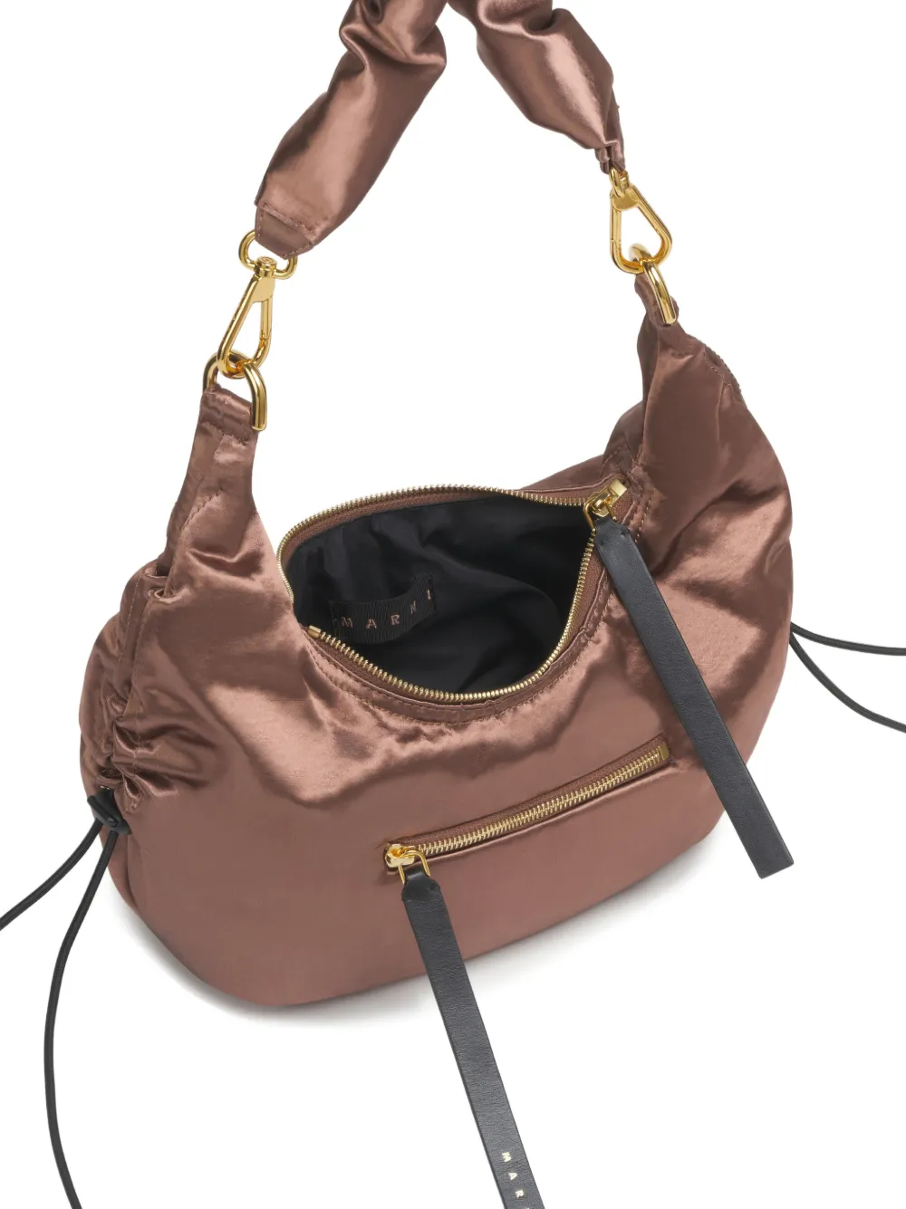 Marni Gesmockte schoudertas Bruin