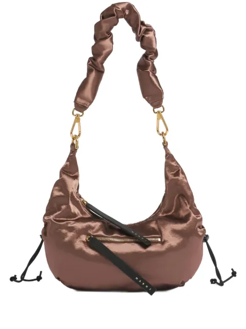 Marni smocked toggle-secured shoulder bag