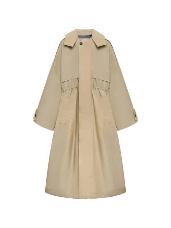 Marni ストームフラップ コート | ニュートラル | FARFETCH JP