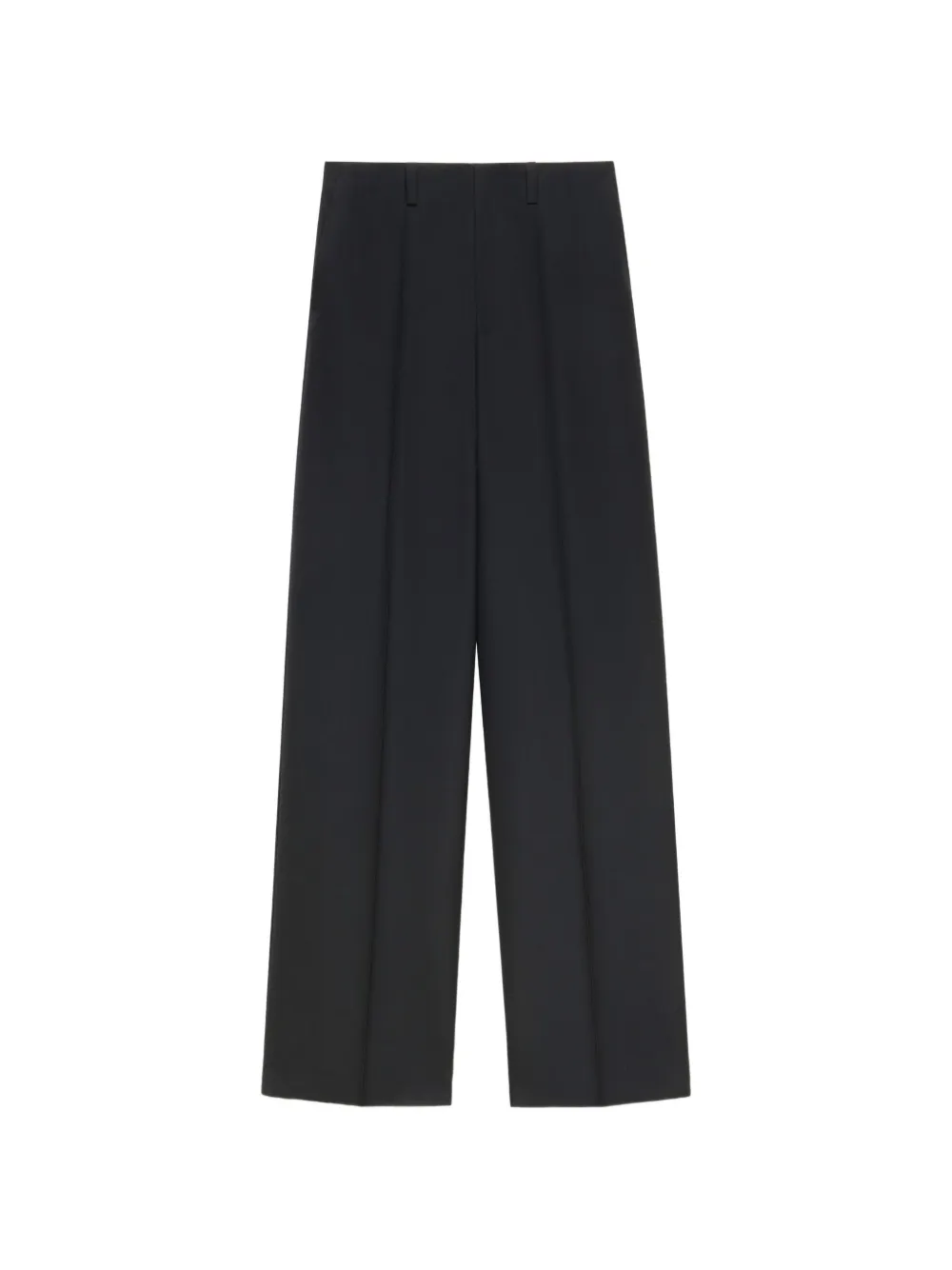 Marni black wool wide-leg trousers - Nero