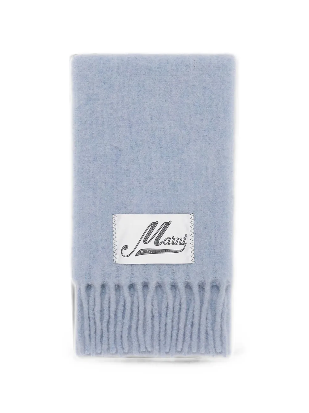 Marni light blue alpaca scarf