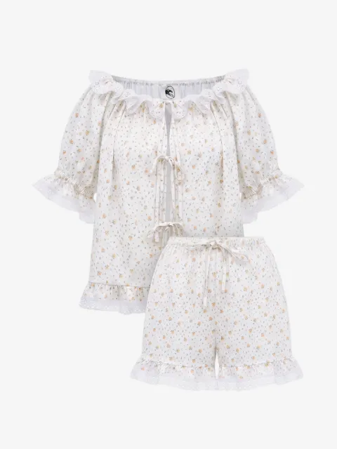 Sleeper Romantica floral-print pajamas