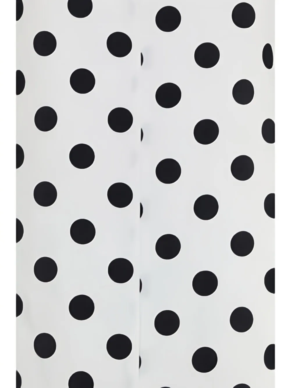 SA SU PHI Tuxedo maxi-jurk met stippen Wit