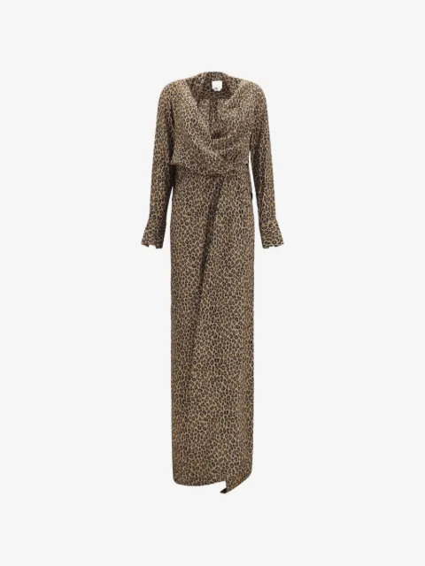 SA SU PHI leopard-print maxi dress