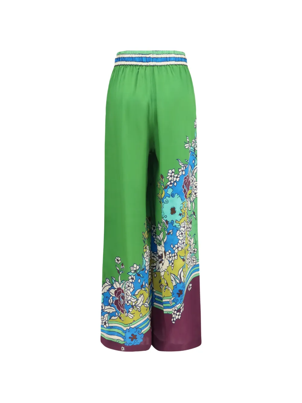 ALEMAIS Nanci zijden broek Groen