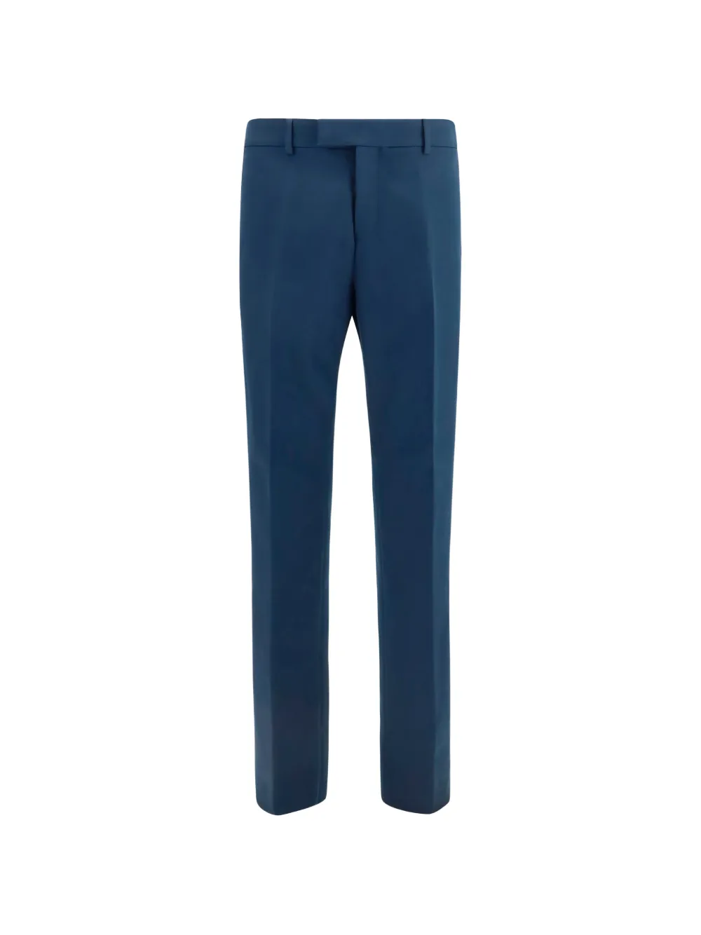 Ferragamo asymmetrical-button tailored trousers - Blau