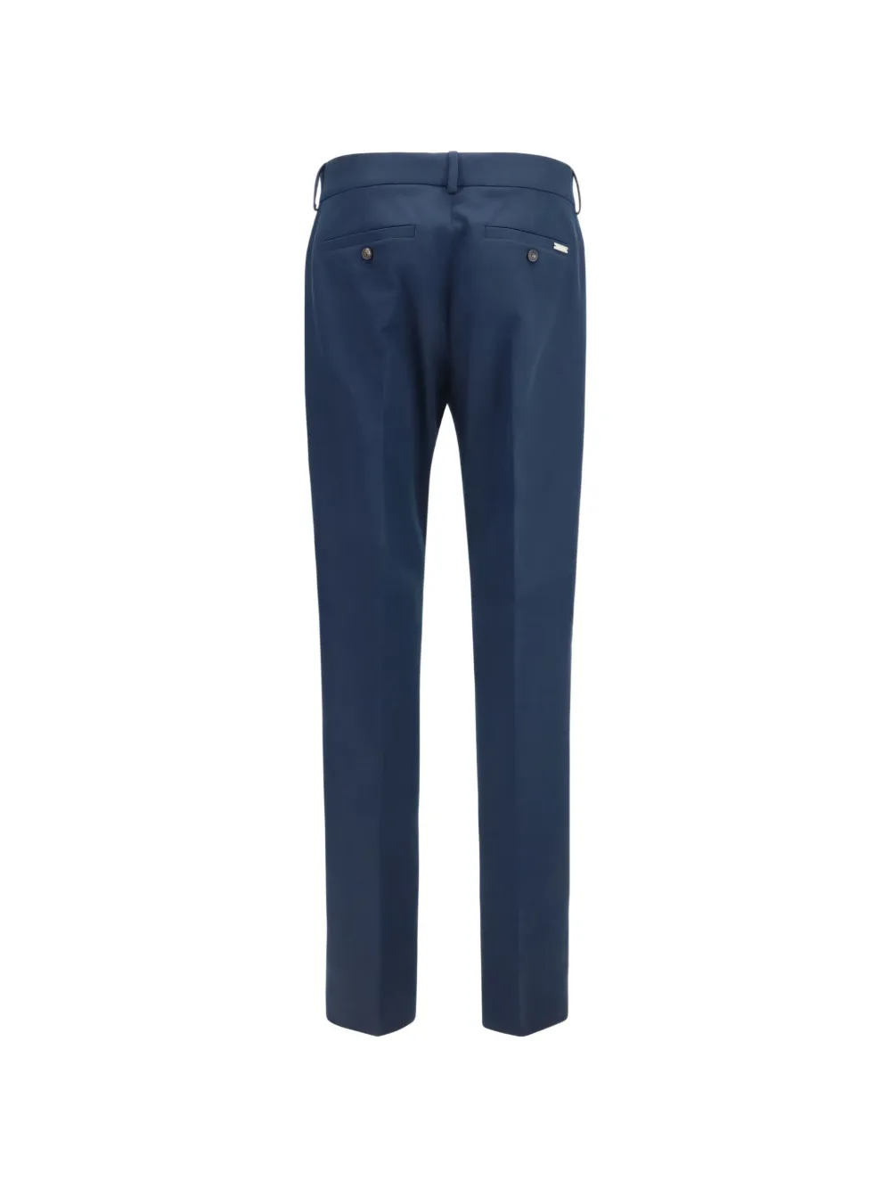 Ferragamo Pantalon met asymmetrische knoop Blauw