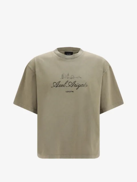Axel Arigato logo-print washed T-shirt