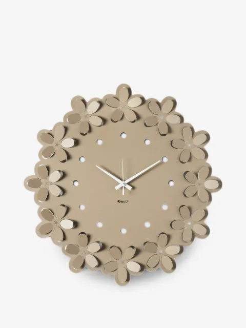 Arti & Mestieri Ume Wanduhr mit Blumenmotiv