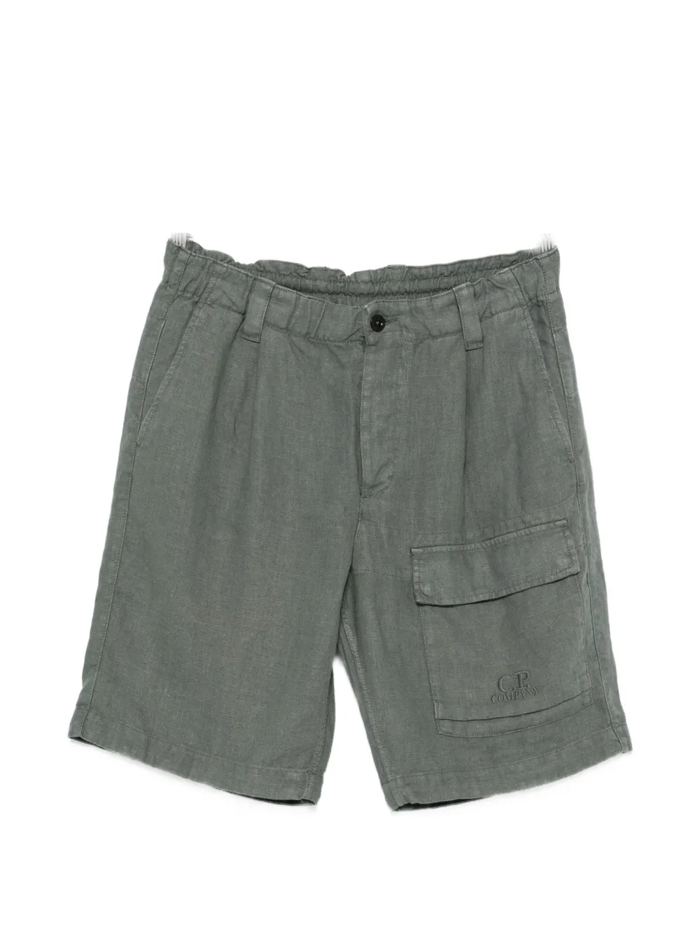 C.P. Company pleated cargo shorts - Green