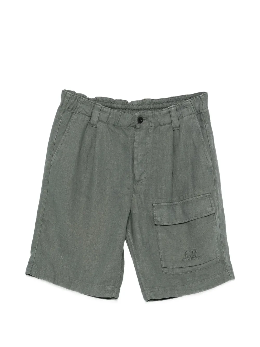 C.P. Company pleated cargo shorts - Grün