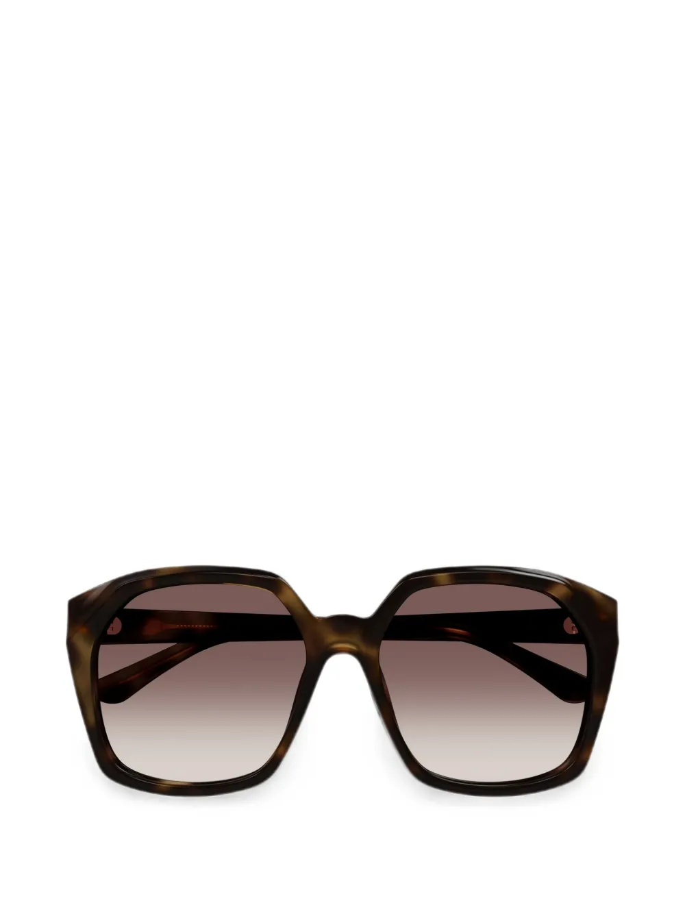 Chloé Eyewear Occhiali da sole squadrati - Marrone
