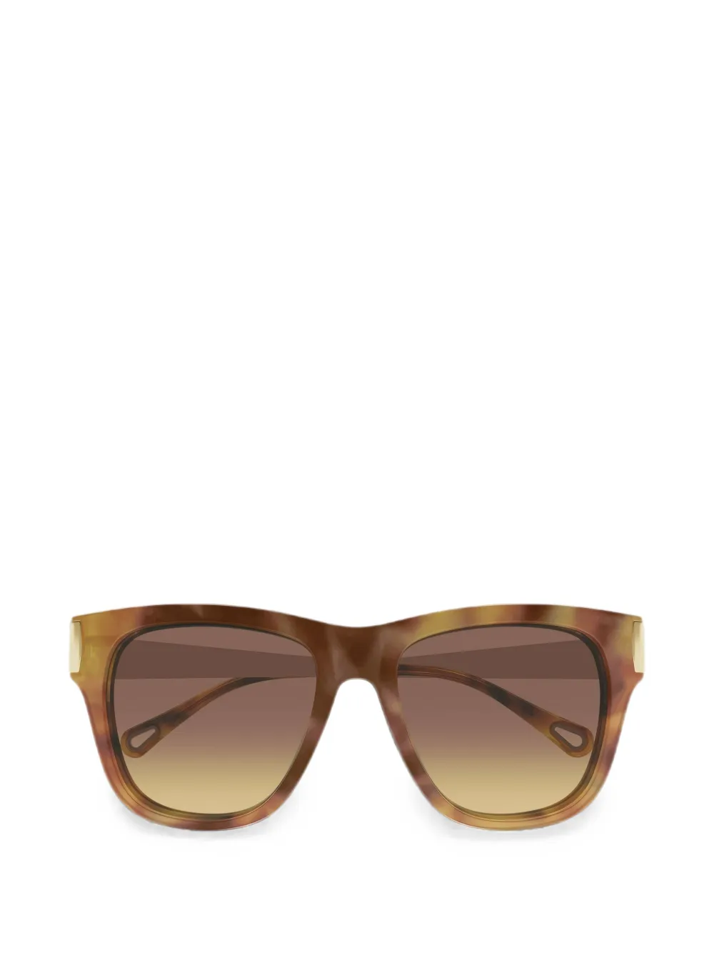 Chloé Eyewear Holly Sonnenbrille in Schildpattoptik - Braun