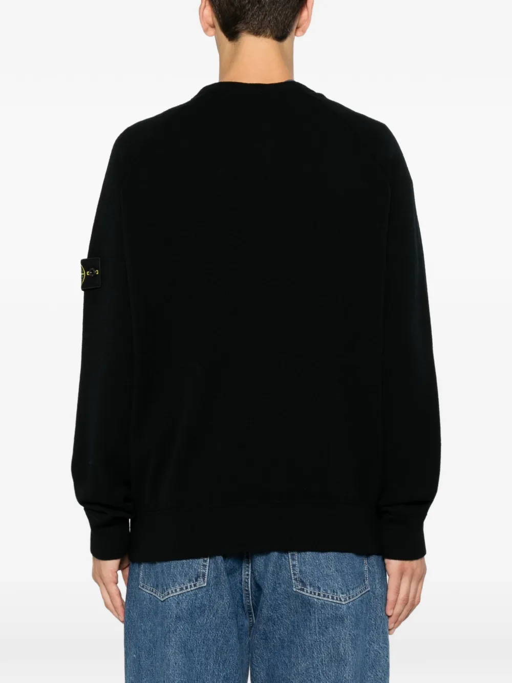 Stone Island Trui met raglan mouwen Zwart