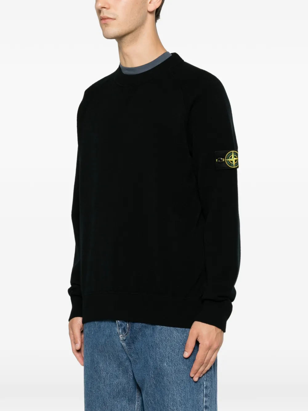 Stone Island Trui met raglan mouwen Zwart