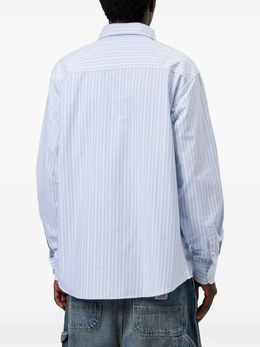 Carhartt WIP Kanan gestreept overhemd Blauw