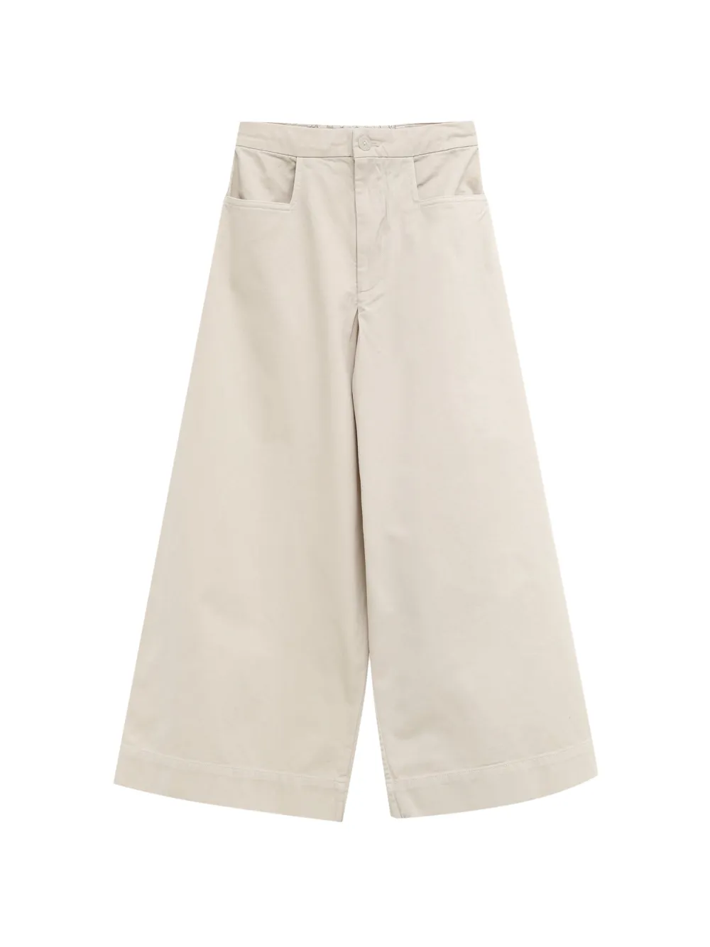 Lauren Manoogian pantalon ample à taille élastiquée Sweep - Tons neutres Lauren Manoogian pantalon ample à taille élastiquée Sweep - Tons neutres