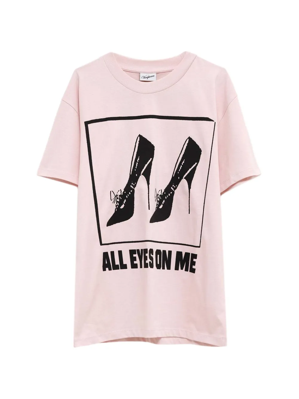 Vaquera All Eyes On Me graphic-print t-shirt - Rosa