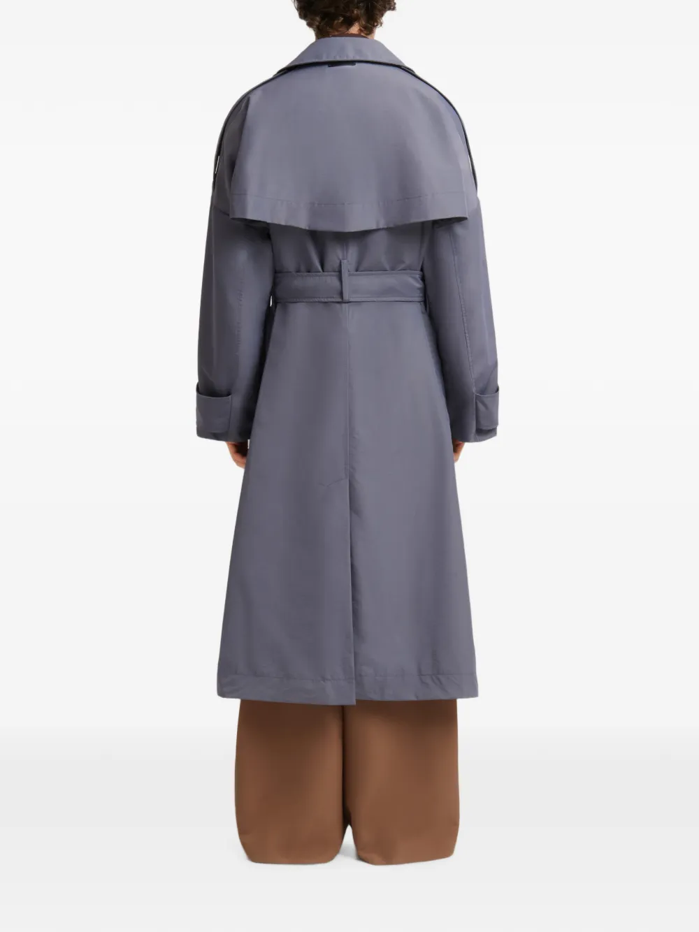 Marni Trenchcoat met ceintuur Blauw
