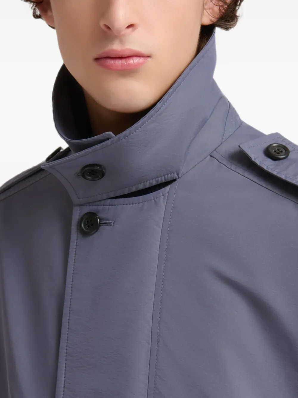 Marni Trenchcoat met ceintuur Blauw