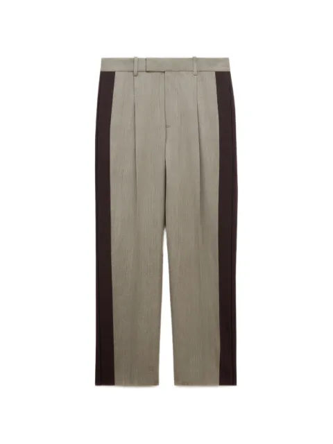 Marni wool pants with contrast side bands