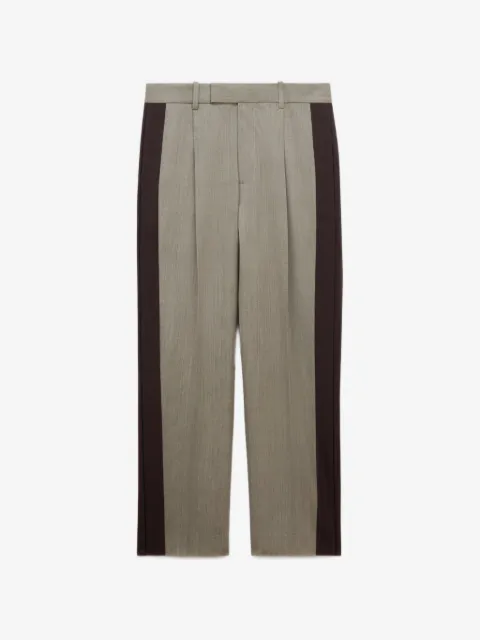 Marni wool pants with contrast side bands