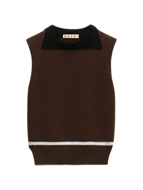 Marni raglan cap-sleeve sweater