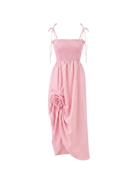 Sleeper Atlanta rose-embellished dress