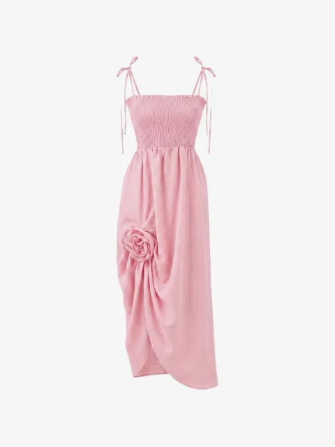 Sleeper Atlanta rose-embellished dress