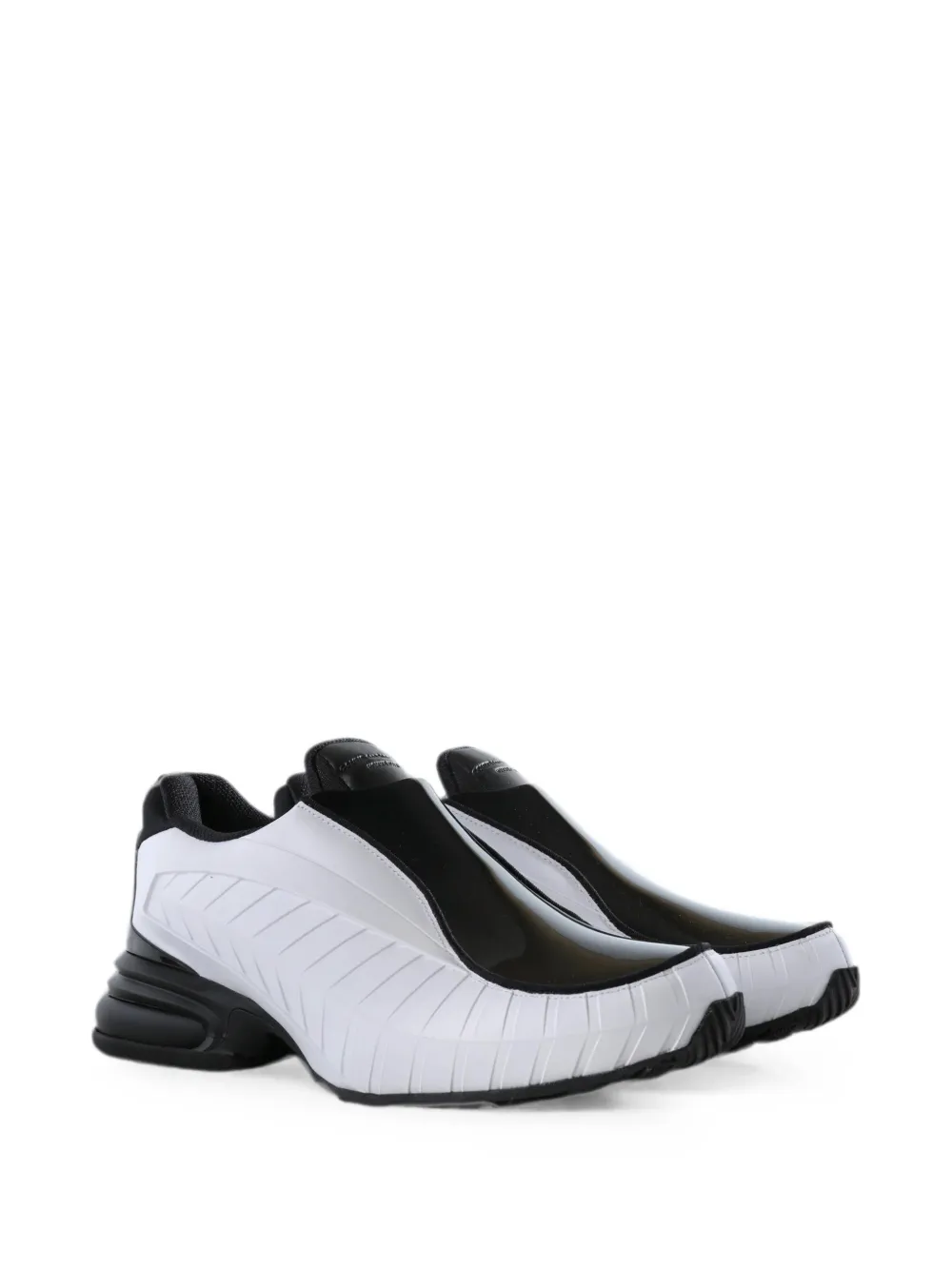 Comme des Garçons Homme Plus panelled slip-on sneakers Wit