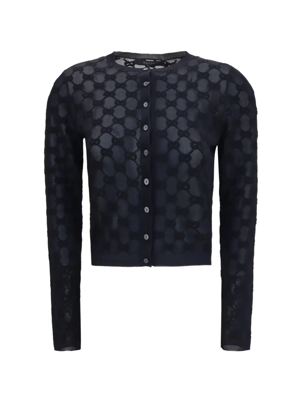 Gucci Cardigan con monogramma GG - Blu