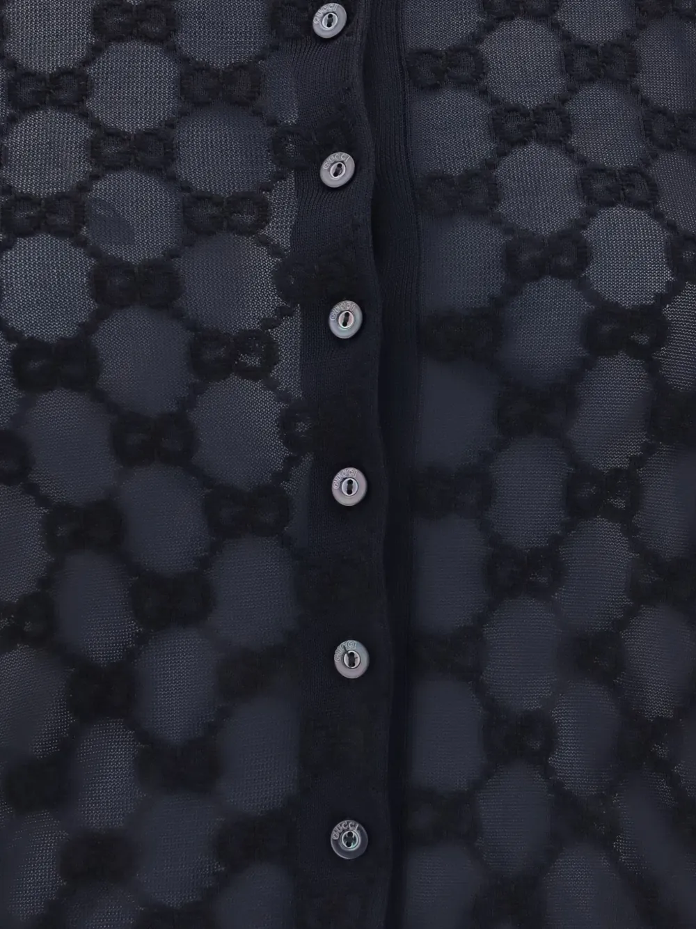Gucci Vest met GG monogram-patroon Blauw