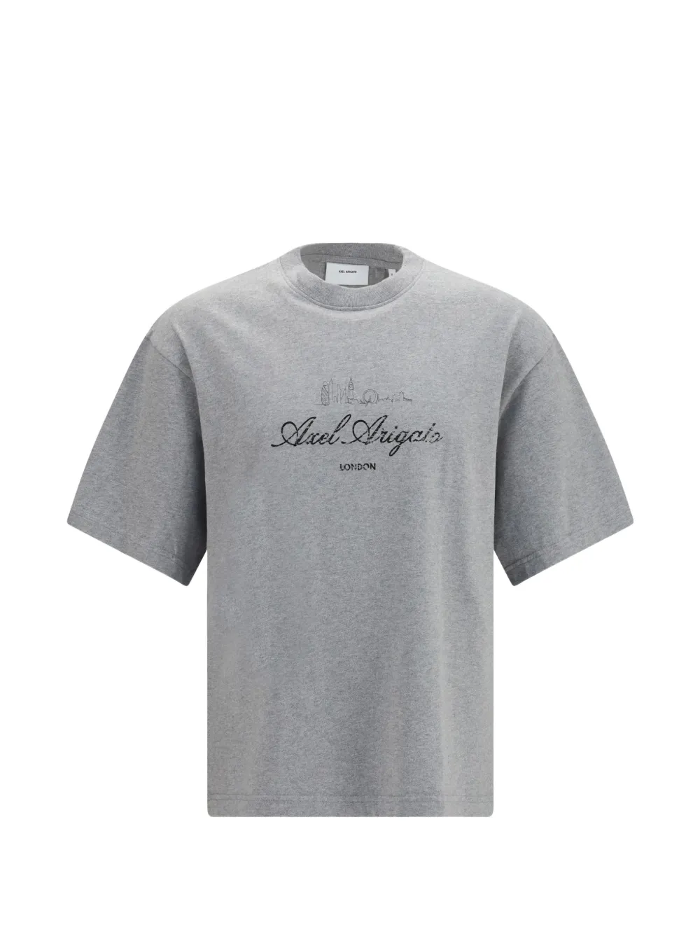 Axel Arigato logo-print cotton T-shirt - Grigio
