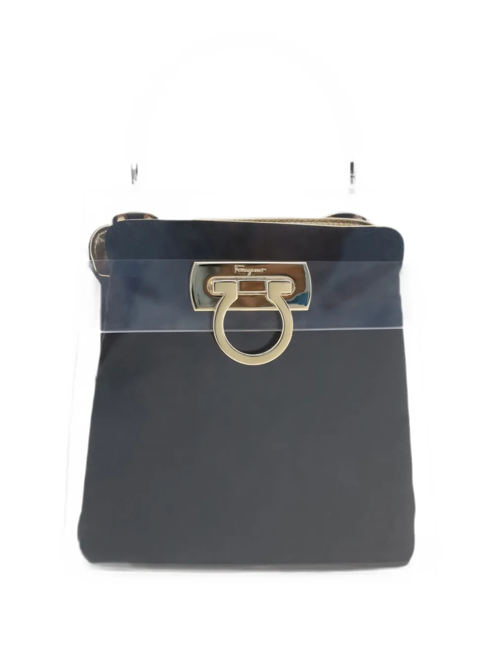 Ferragamo transparent turn-lock tote bag - Bianco