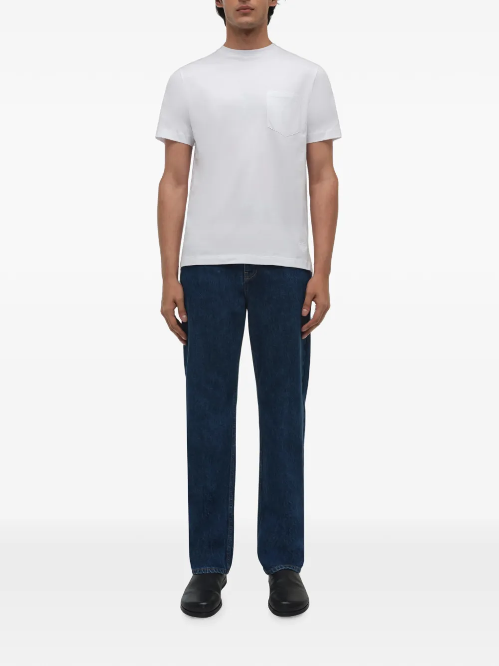 SIMKHAI T-shirt met borstzak Wit