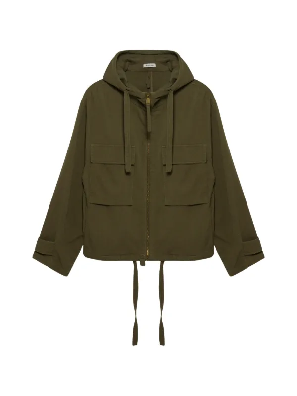 Simkhai Hooded Field Jacket in Green