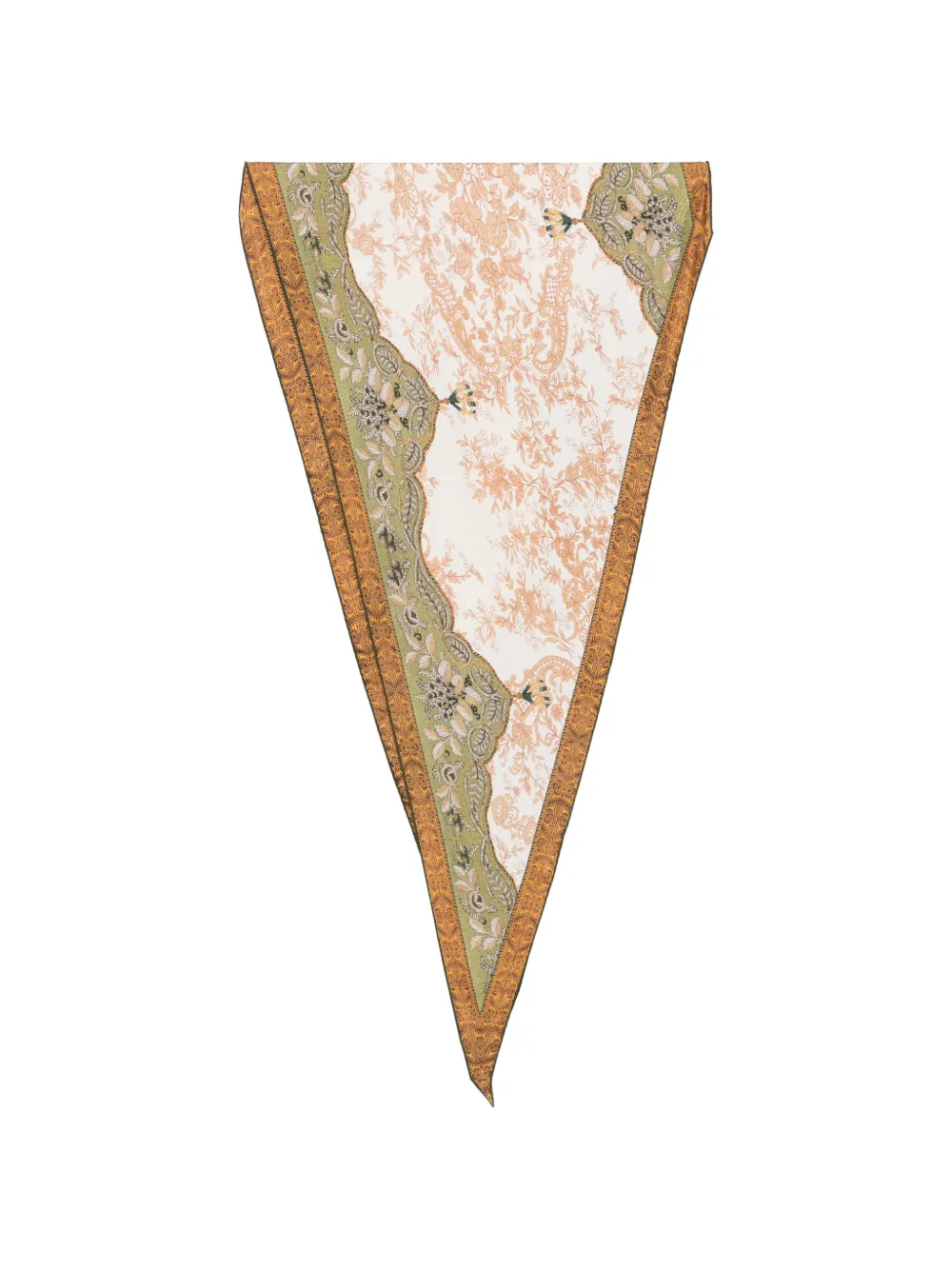 Pierre-Louis Mascia floral-print scarf - Nude