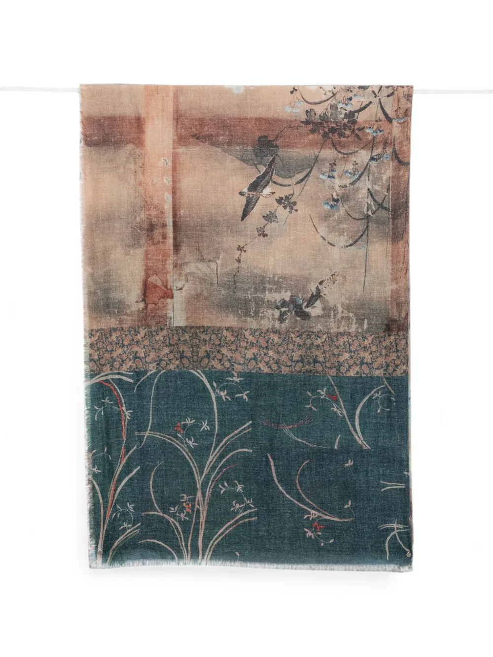 Pierre-Louis Mascia floral-print scarf - Toni neutri