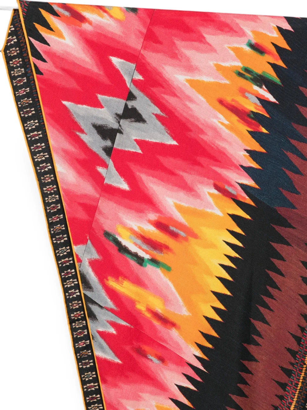 Pierre-Louis Mascia Sjaal met Ikat-print Rood
