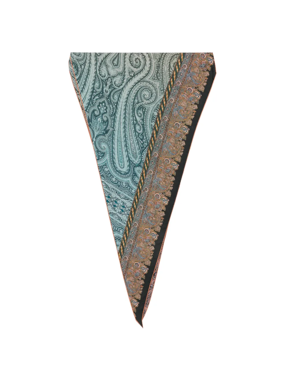 Pierre-Louis Mascia paisley-print scarf - Blu