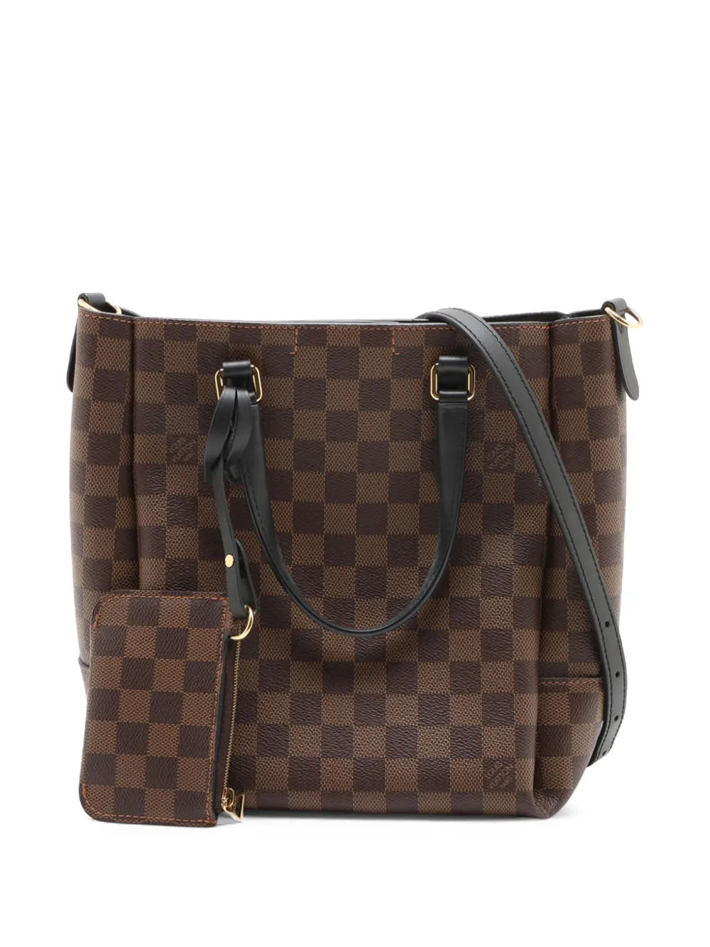 Louis Vuitton Pre-Owned Borsa a tracolla Belmont PM in tela Damier Ébène 2020 - Marrone