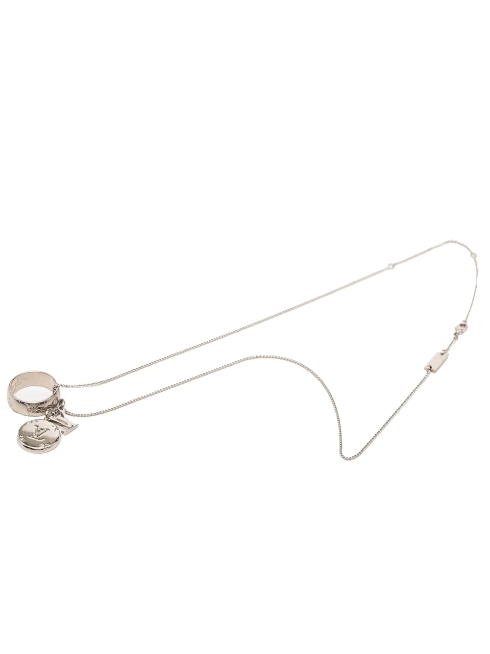 Louis Vuitton Pre-Owned Collana con pendente 2020 - Argento