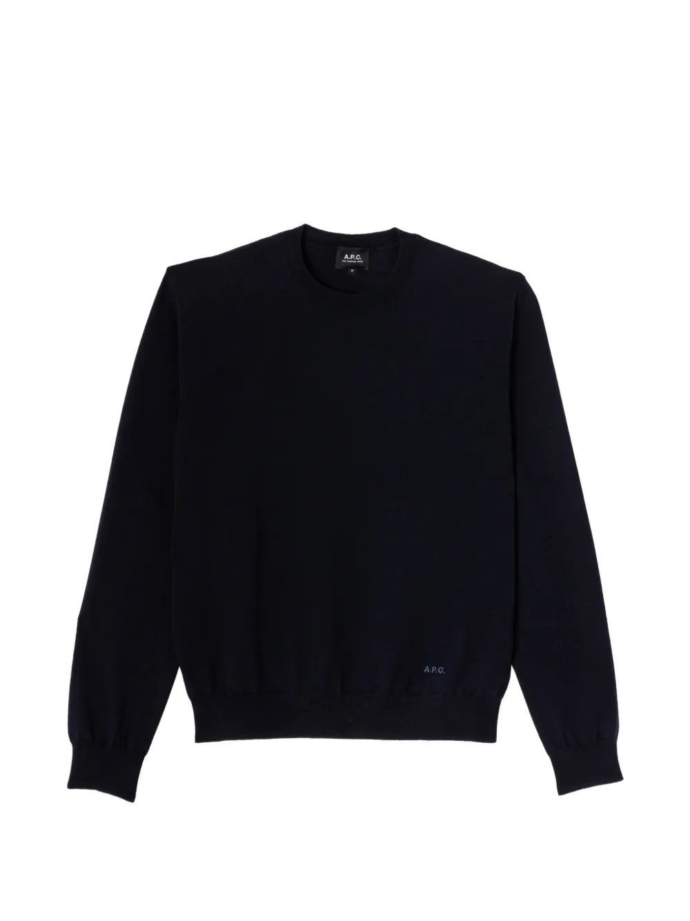 A.P.C. Mathieu logo-embroidered sweater - Blu
