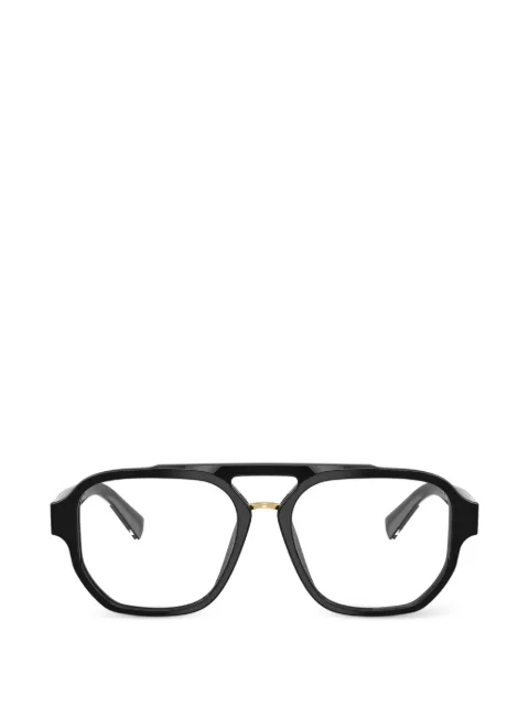 Dolce & Gabbana Eyewear double-bridge pilot-frame glasses